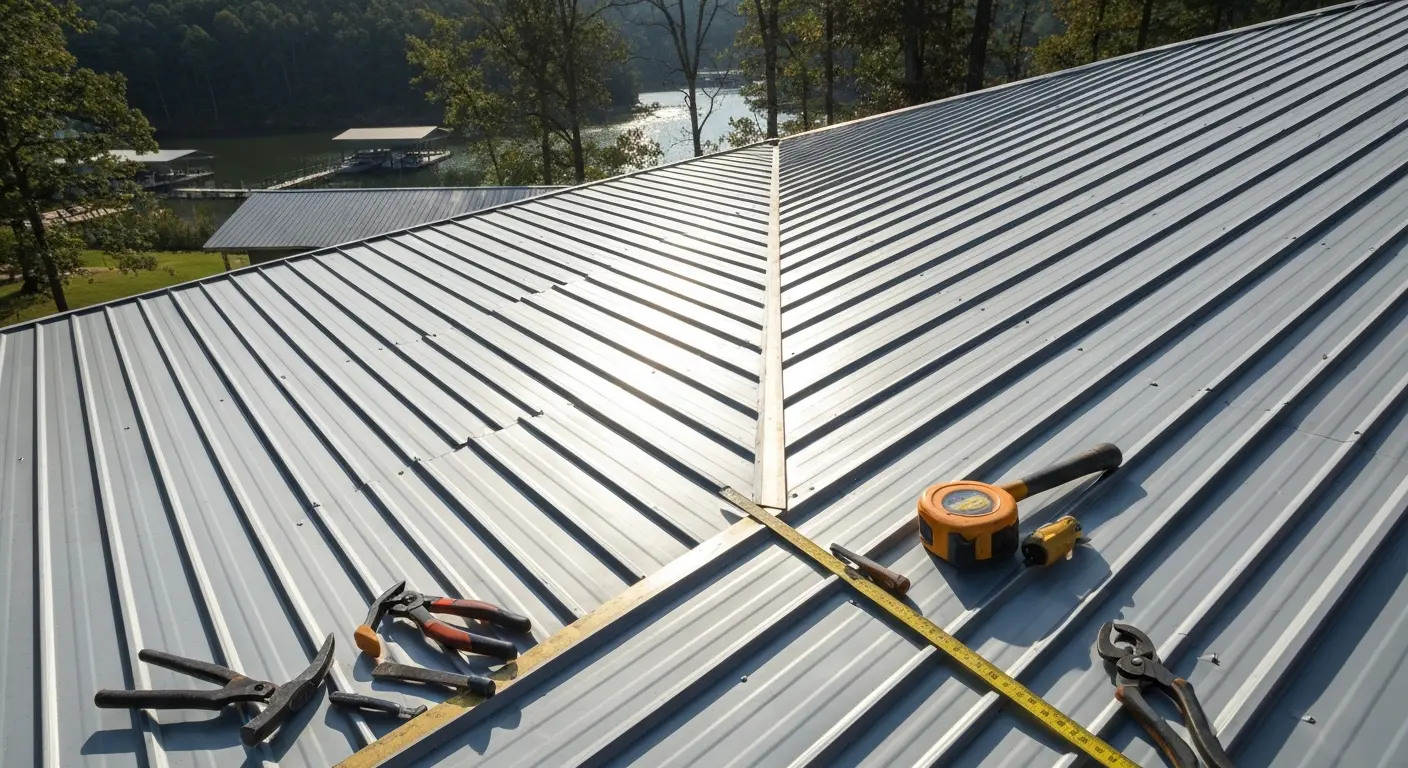 Metal roof installation Lake of the Ozarks