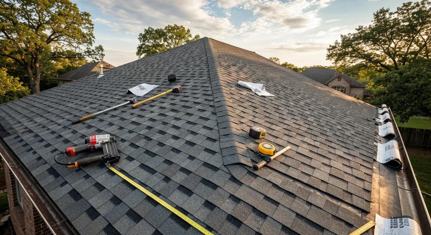 Roof replacement project in St. James