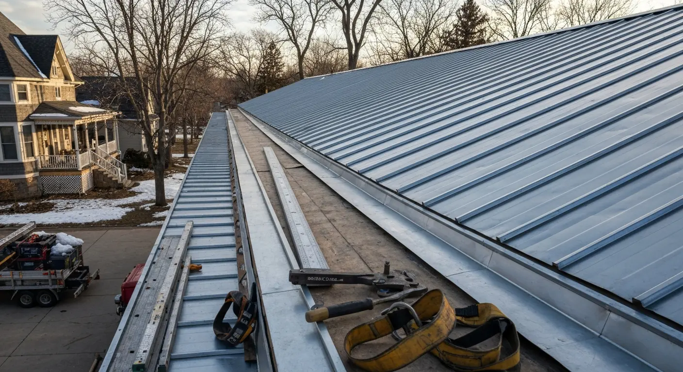 Roof replacement project