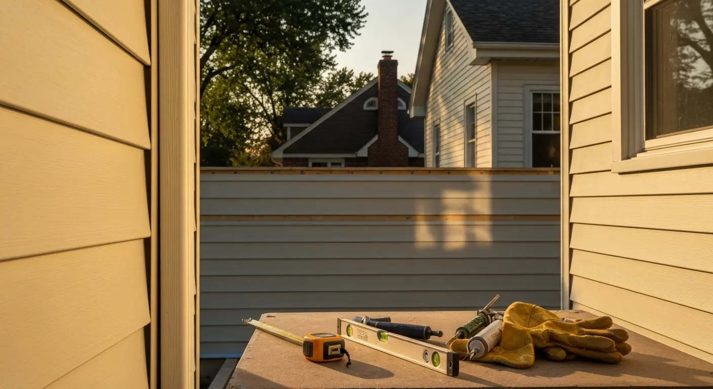 Siding replacement project