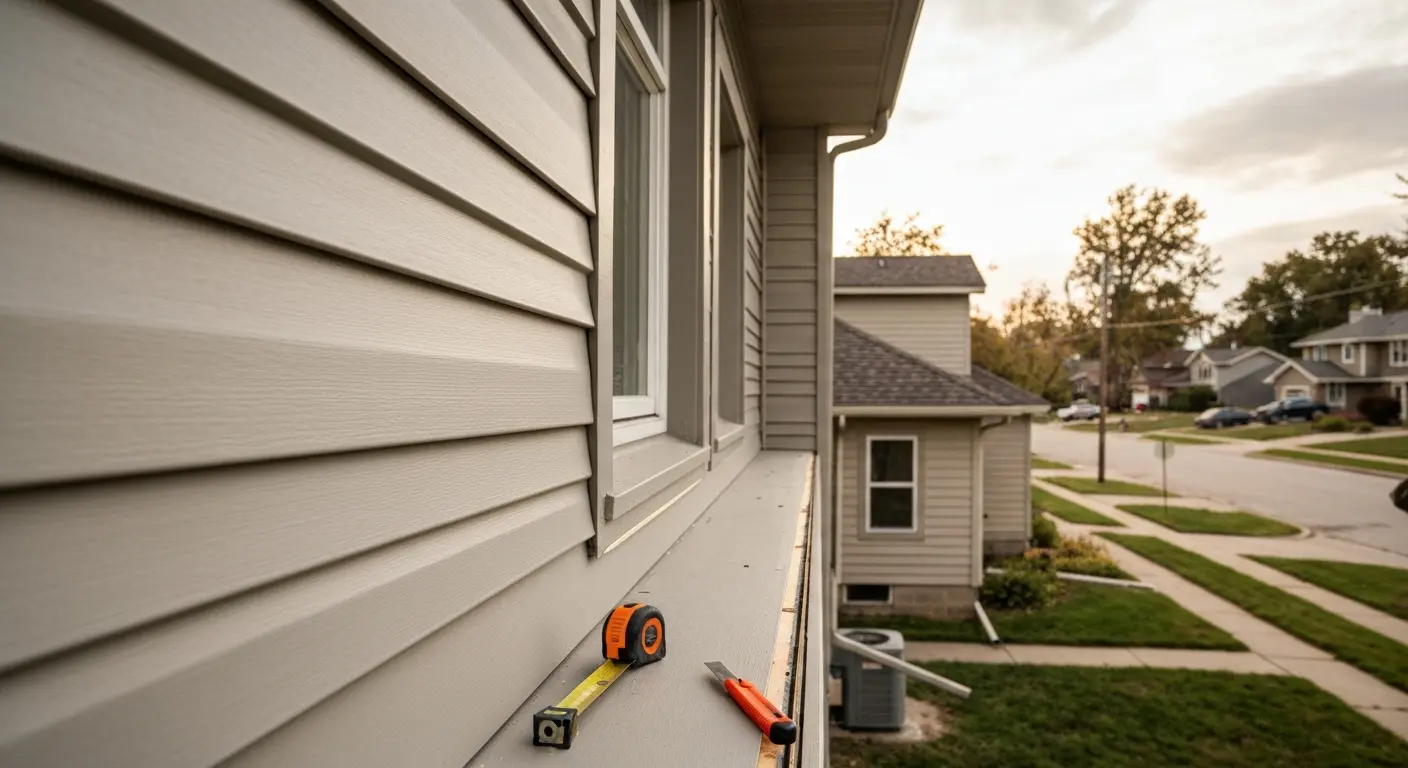 Siding replacement project