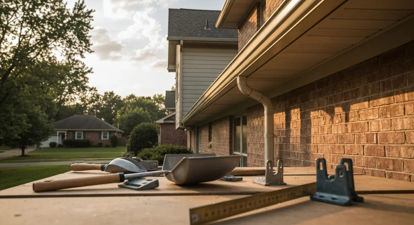 Gutter system installation and maintenance