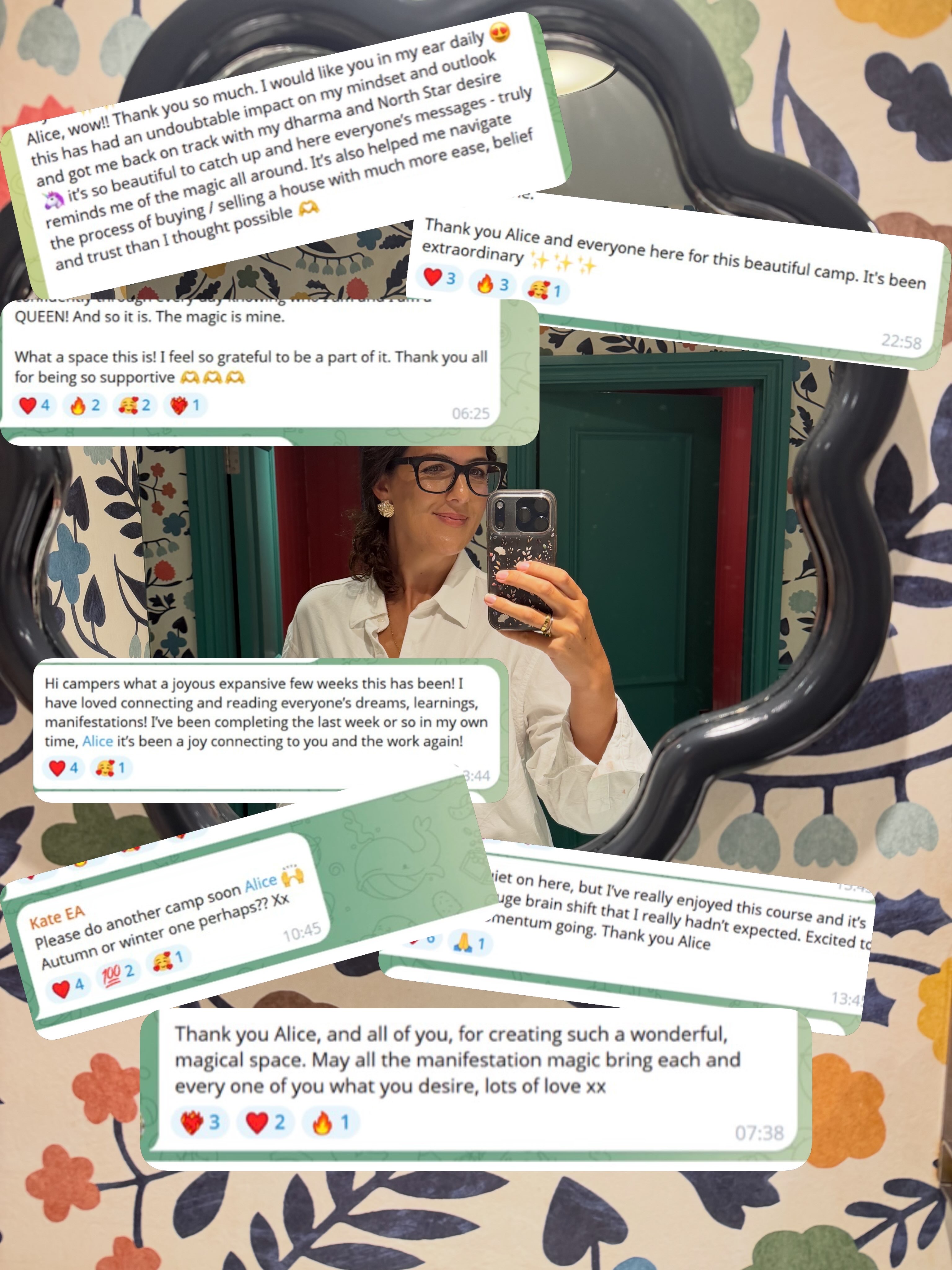 Message from a woman in Alice's community