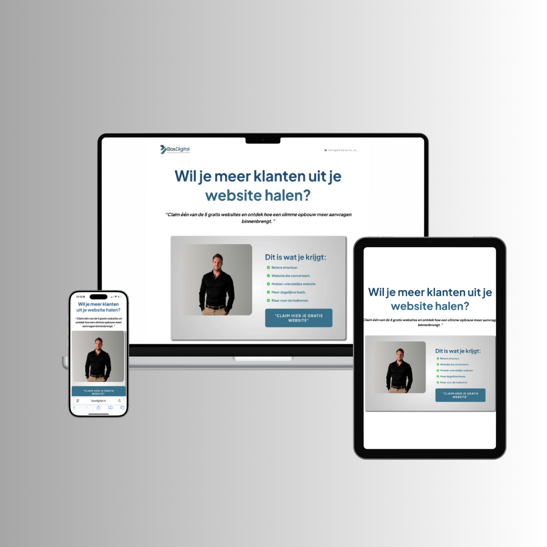 Website voorbeeld apparaten