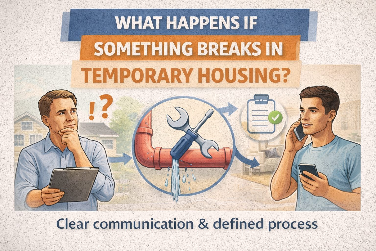 What Happens if Something Breaks in Temporary Housing?