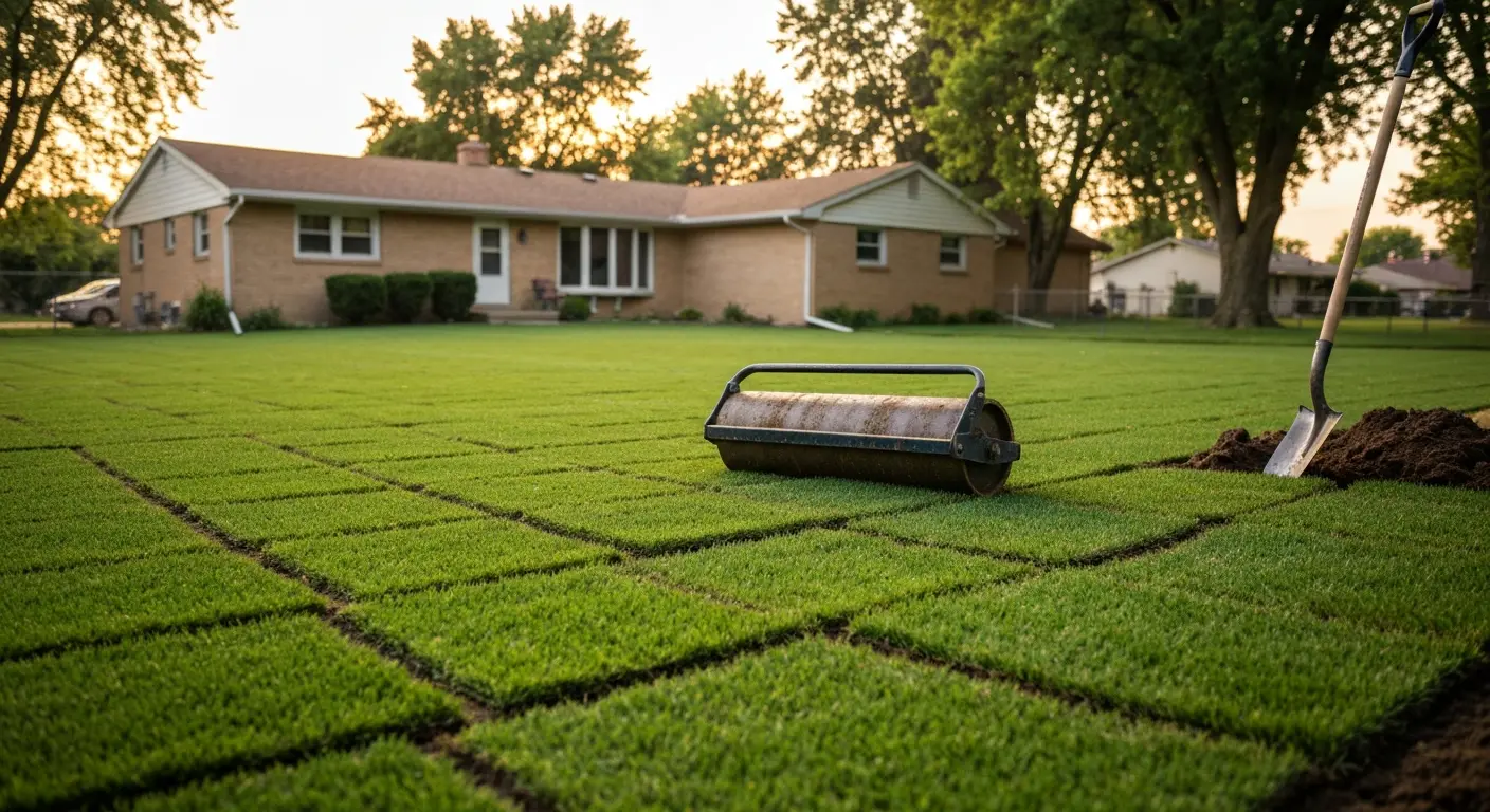 Lawn installation in Mowequa