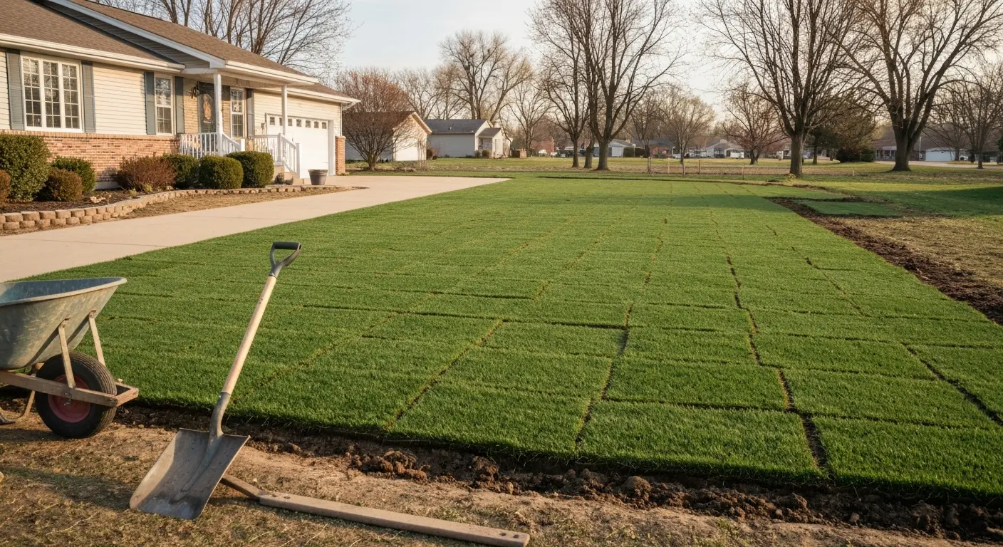 Sod installation