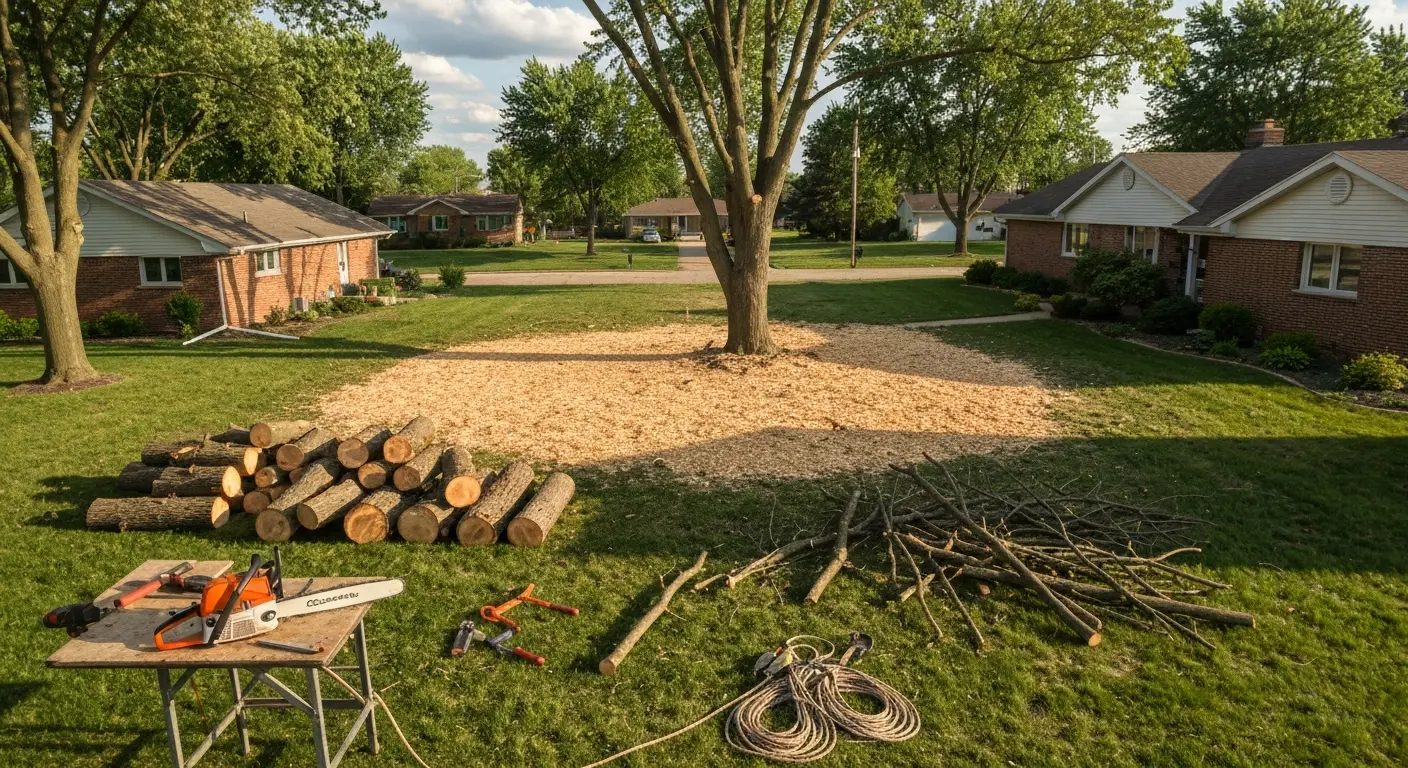 Hazardous tree removal service