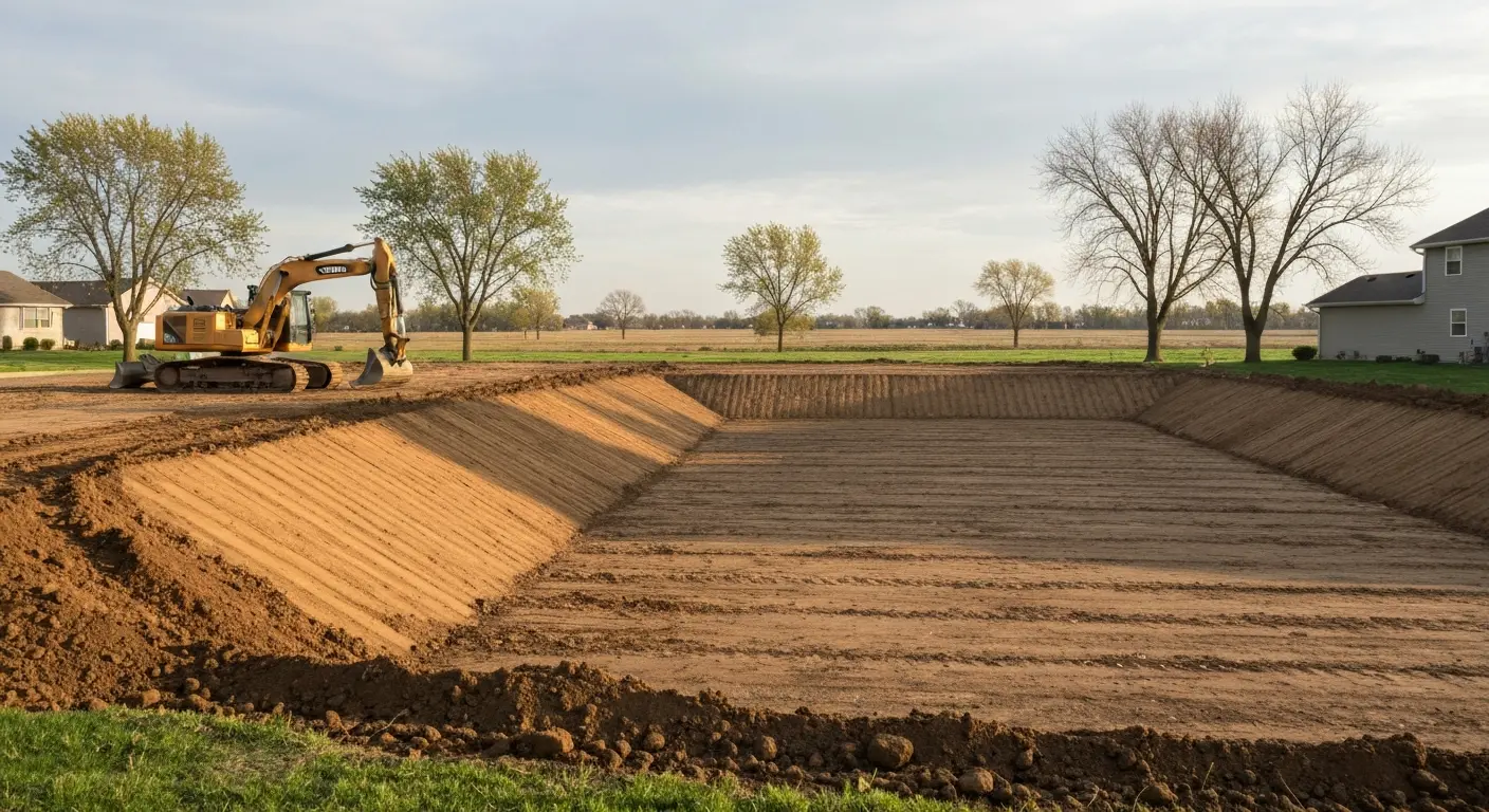 Excavation and site grading project