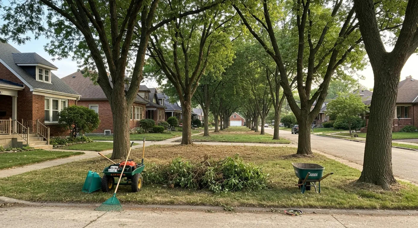 Shrub removal service