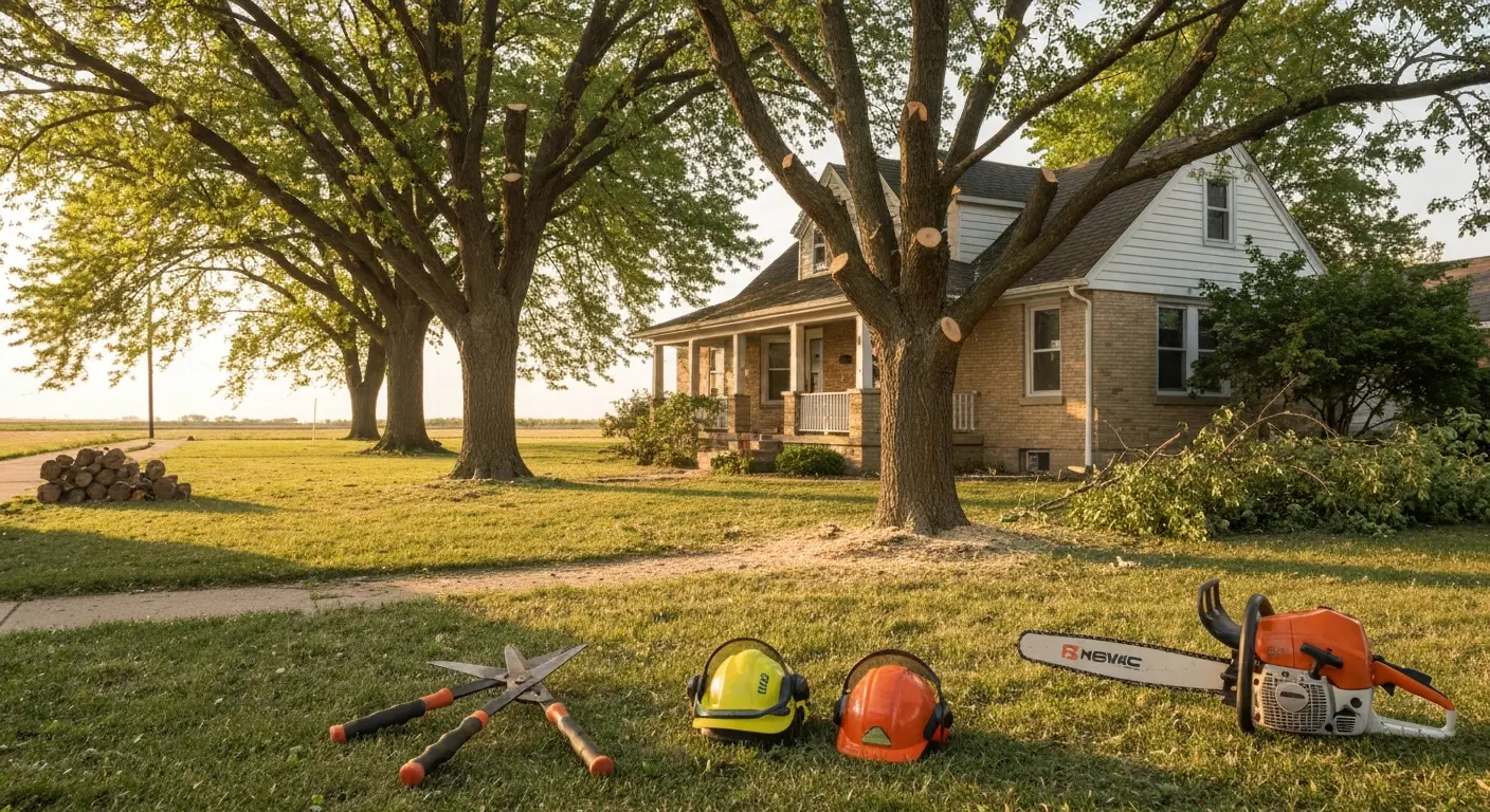 Tree service in Mowequa