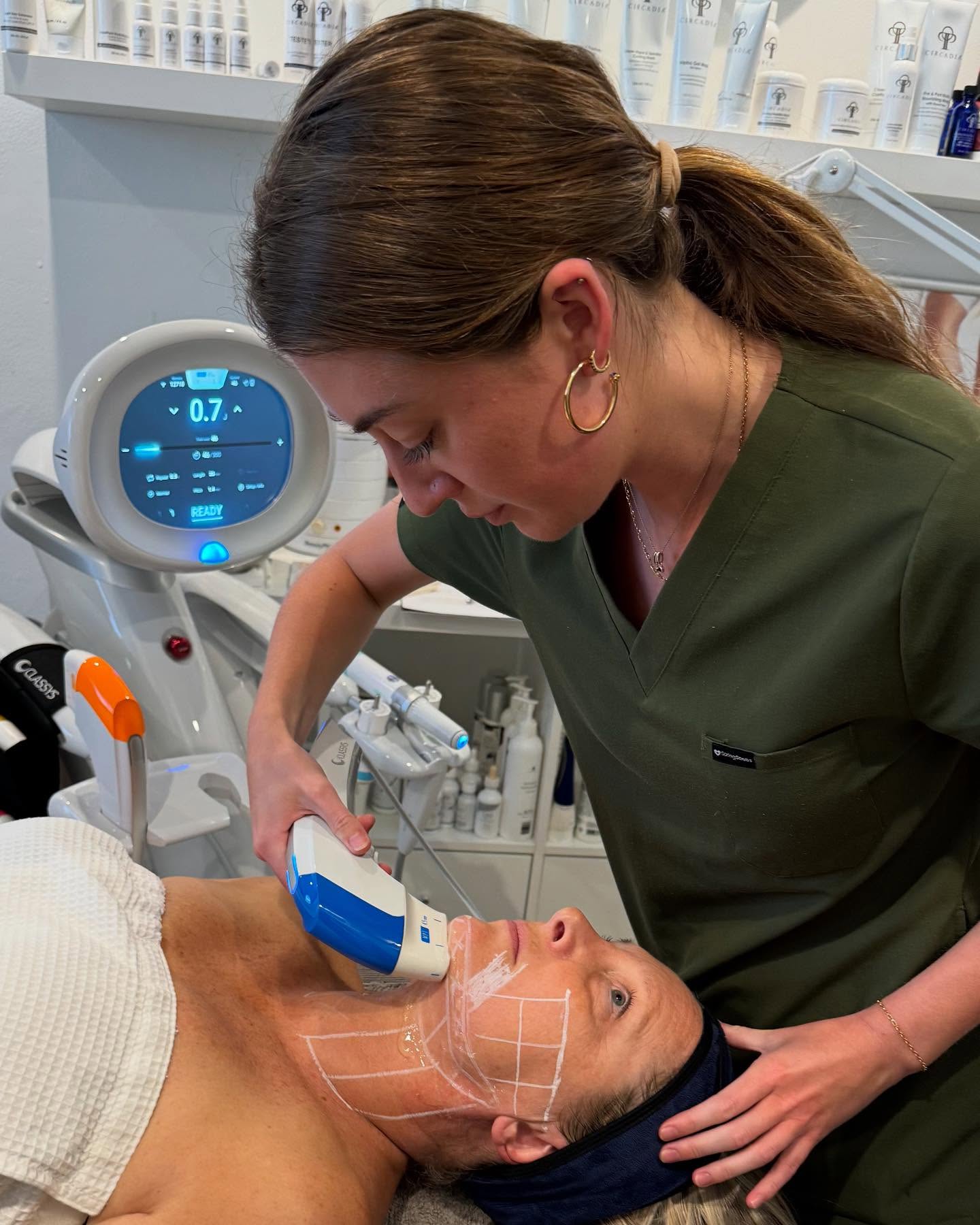 HIFU lower face treatment at Cronulla Skin Sanctuary