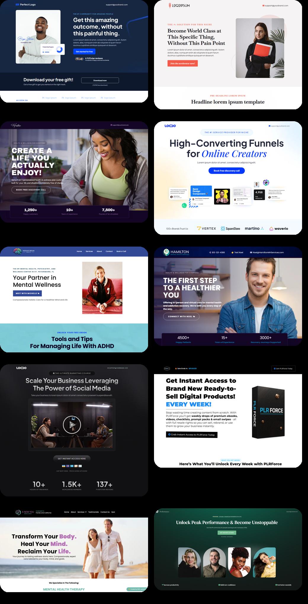 Website Design Showcase Left