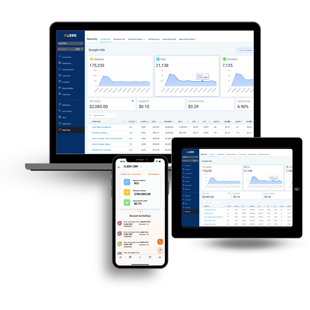 CLEEK CRM DEMO