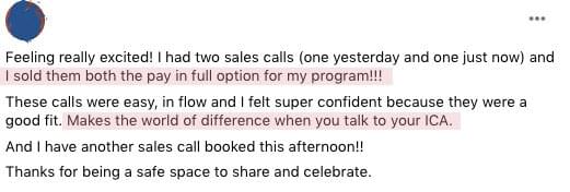I sold them both the pay-in-full option