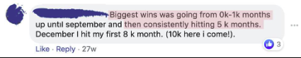 Consistently hitting $5k months