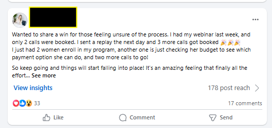 3 calls & 2 new clients