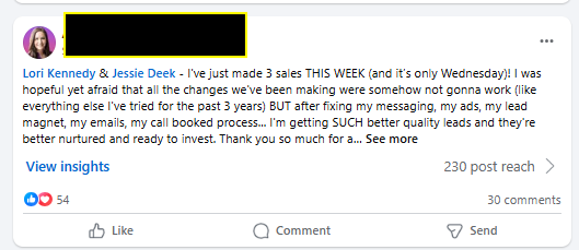 3 new clients in one week