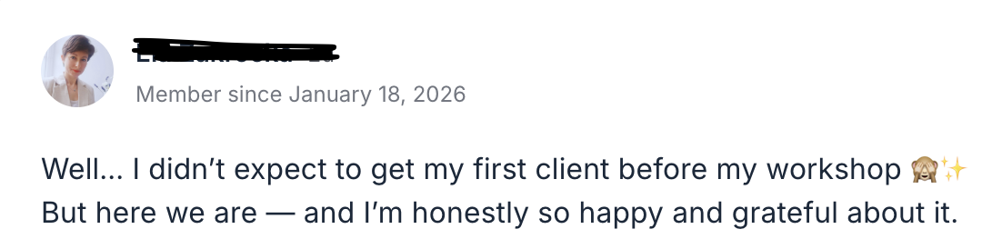 New client before launching
