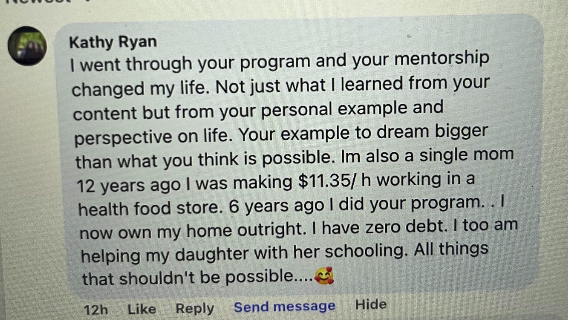 Life changing & Zero Debt