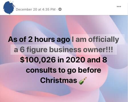 I am officially a 6-figure business owner