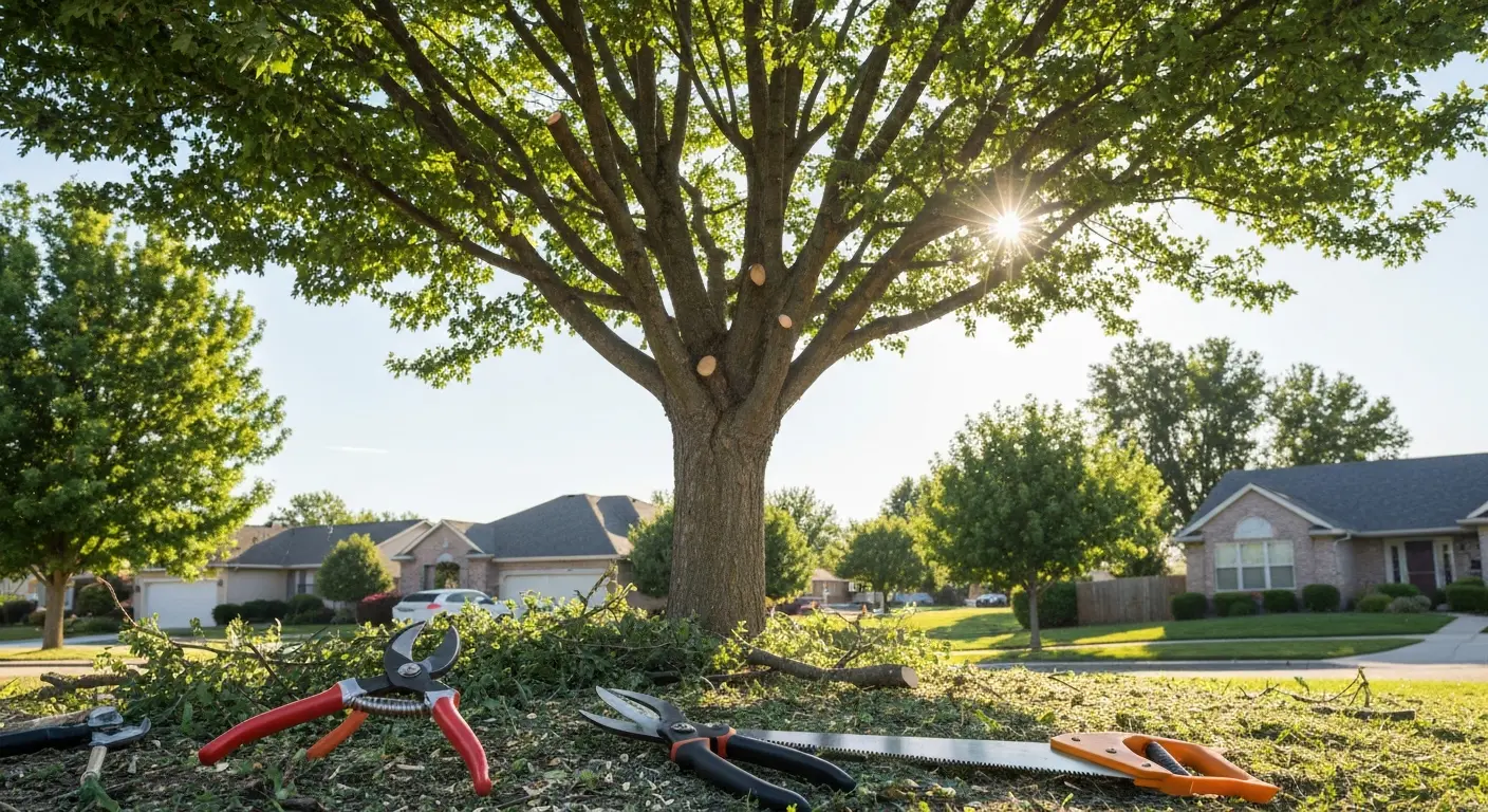 Tree trimming work
