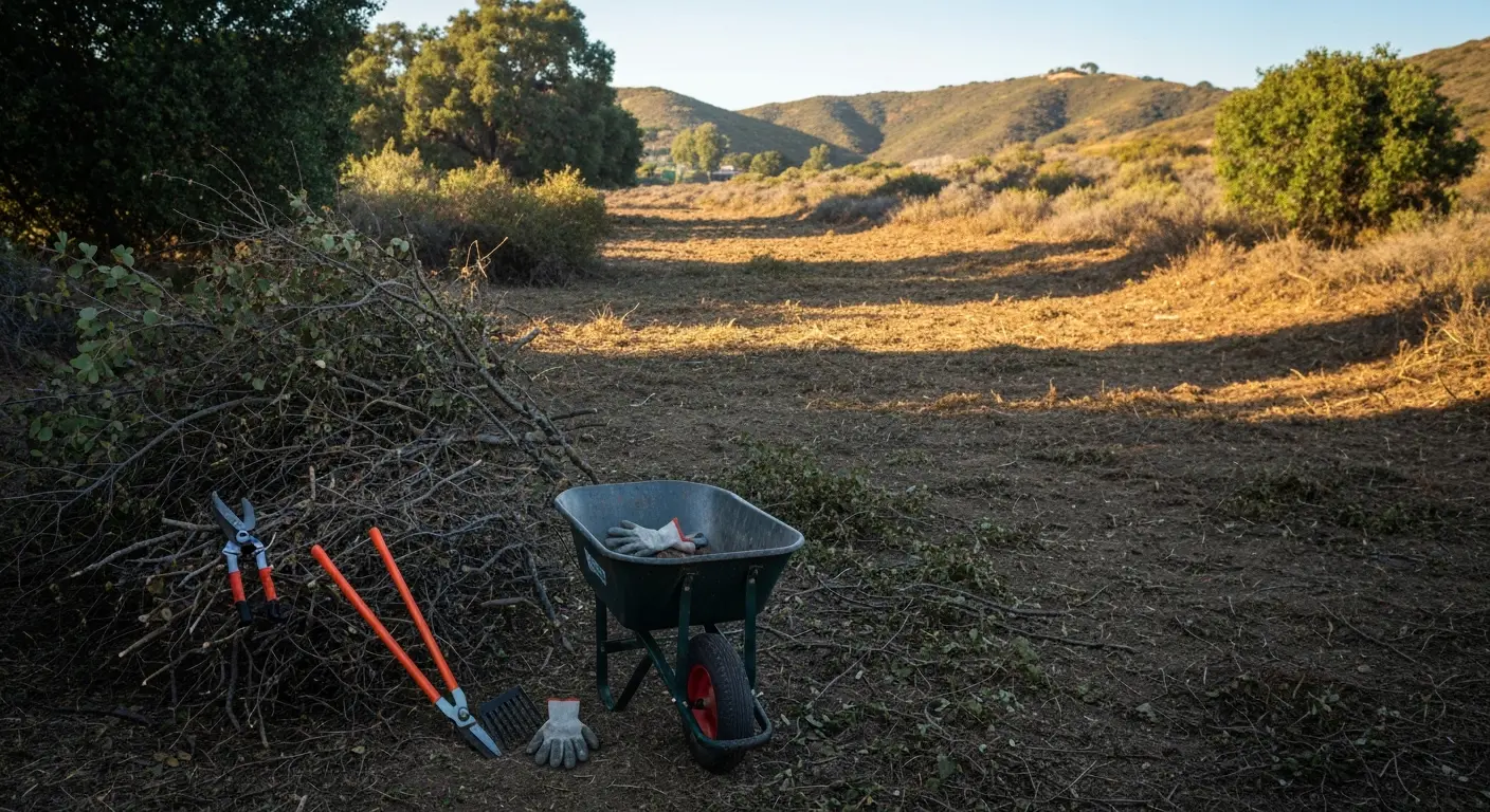 Poison oak removal