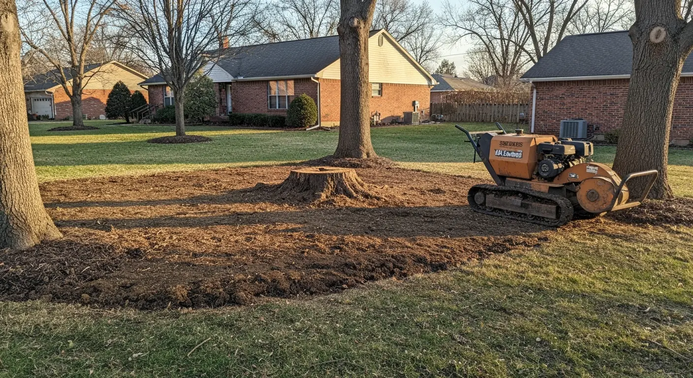 Stump grinding