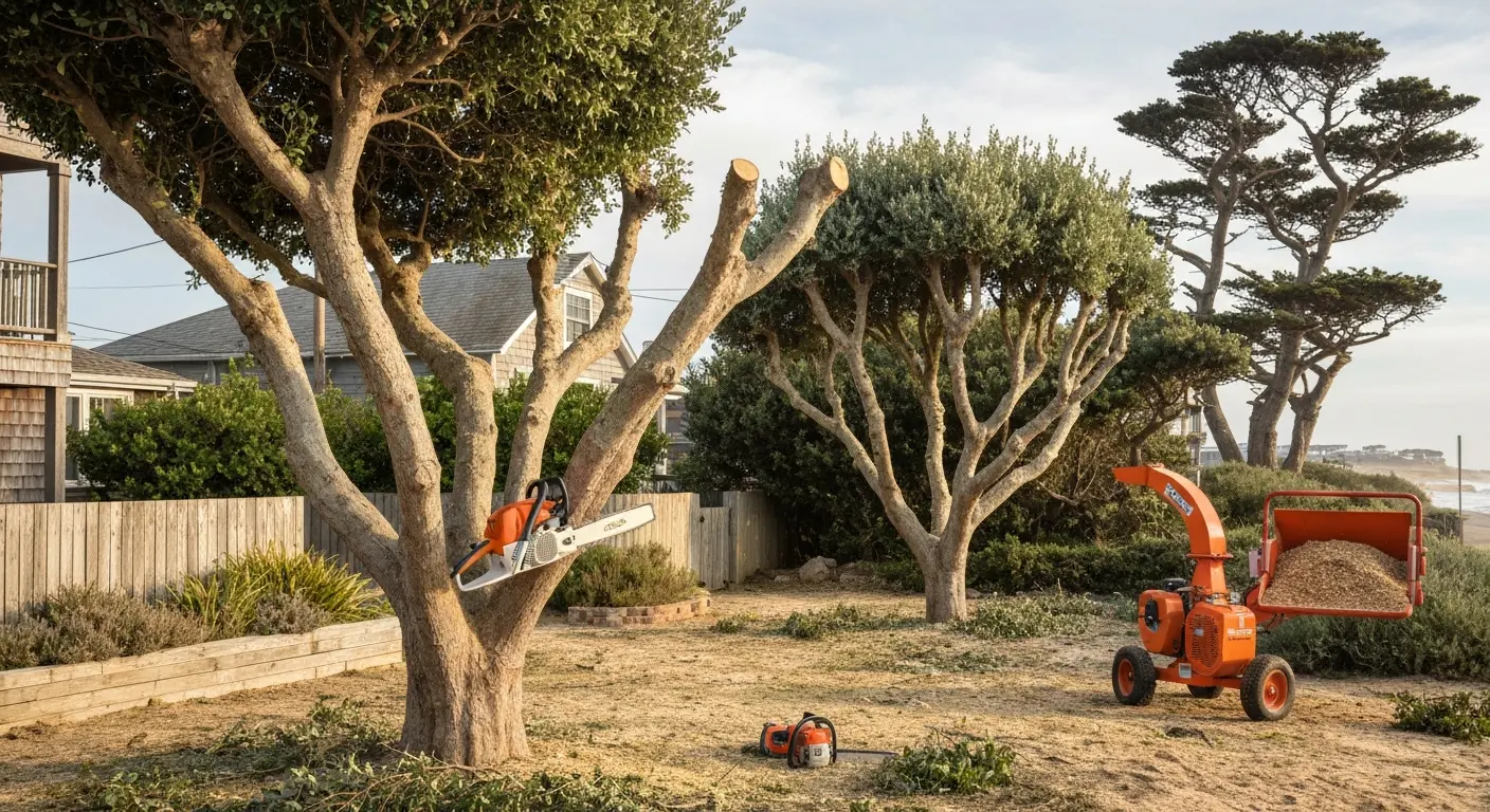 Tree trimming work