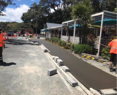 Mangawhai Footpath Concreting