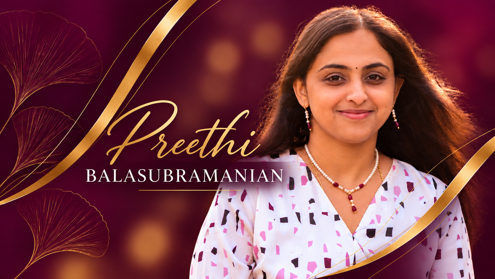 Preethi Balasubramanian, guest contributor to Possible Woman Magazine