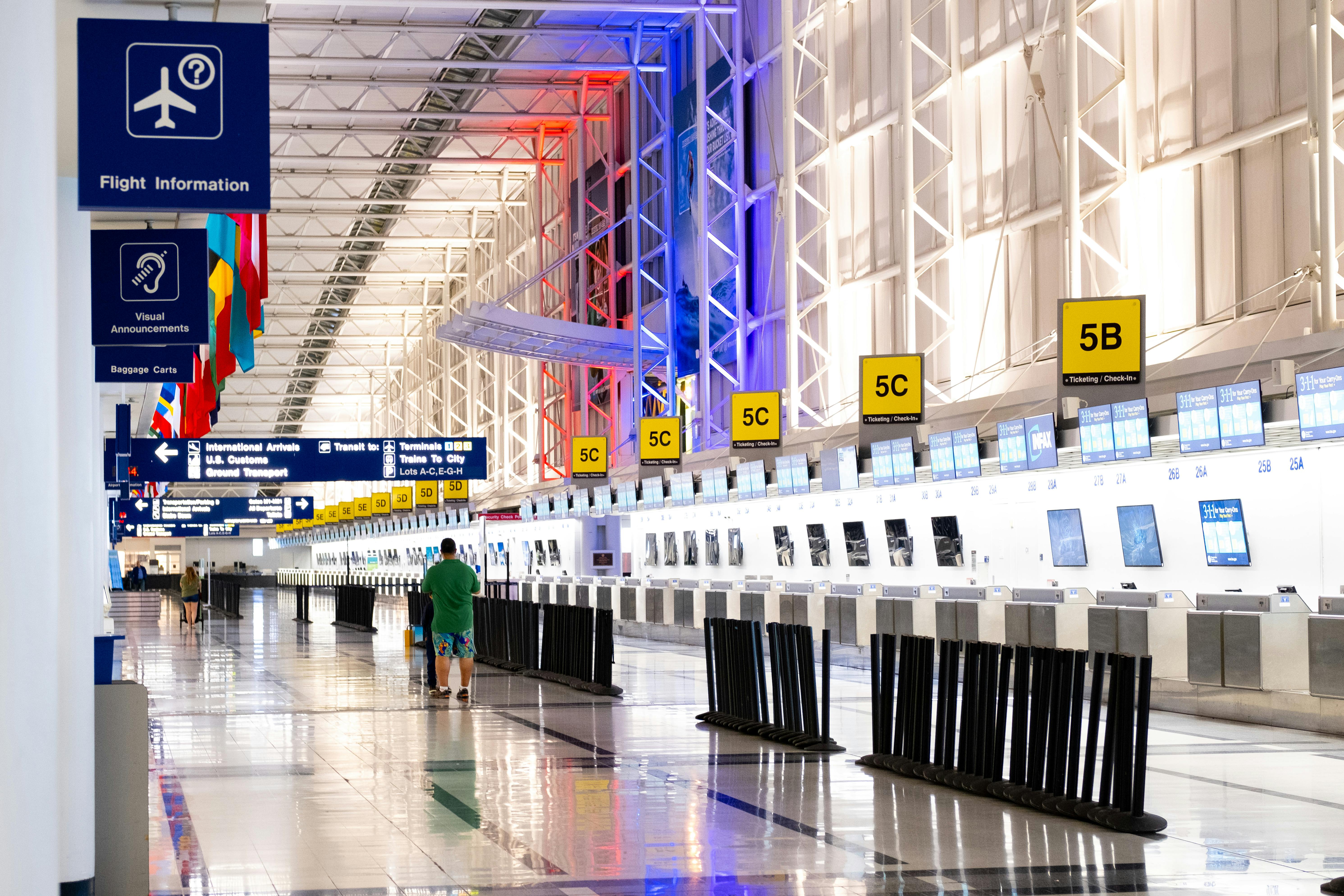 Terminal 5 at O'hare Airport