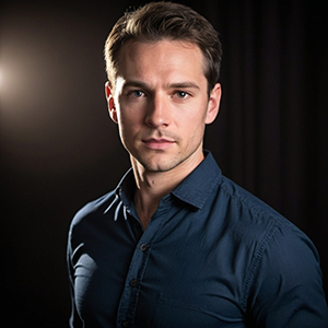 Professional studio portrait in Los Angeles