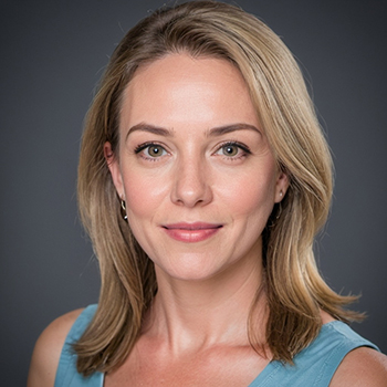 Studio headshot in Los Angeles with soft professional lighting