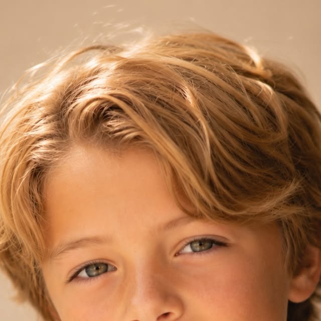 Red haired young boy commercial headshot in Los Angeles