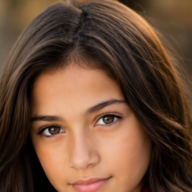 Teen girl theatrical actor headshot in Los Angeles