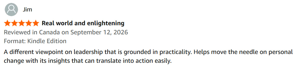 Reader review from Jim