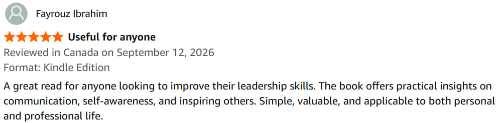 Reader review from Fayrouz
