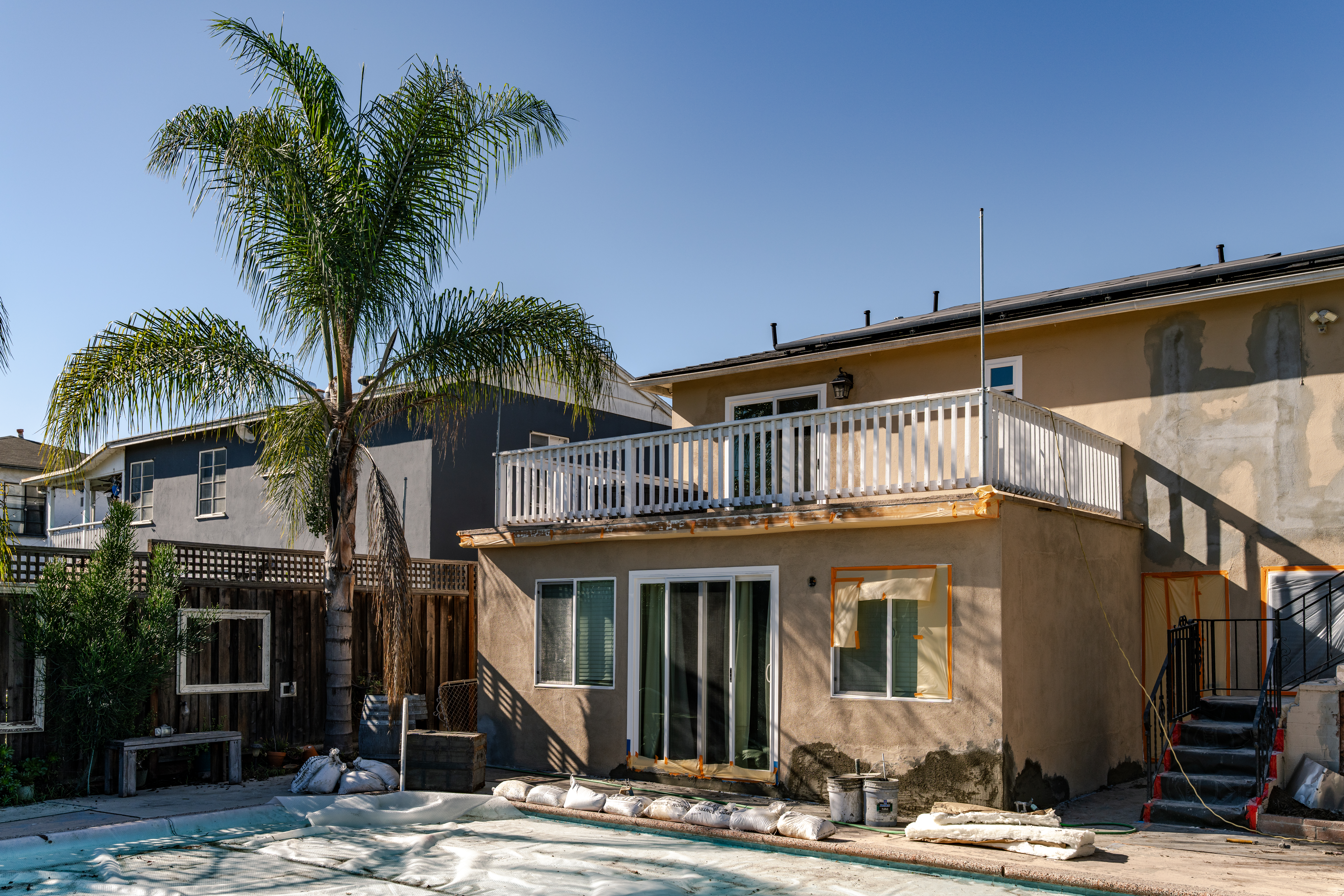 Watkins exterior project, before photo captured January 2026