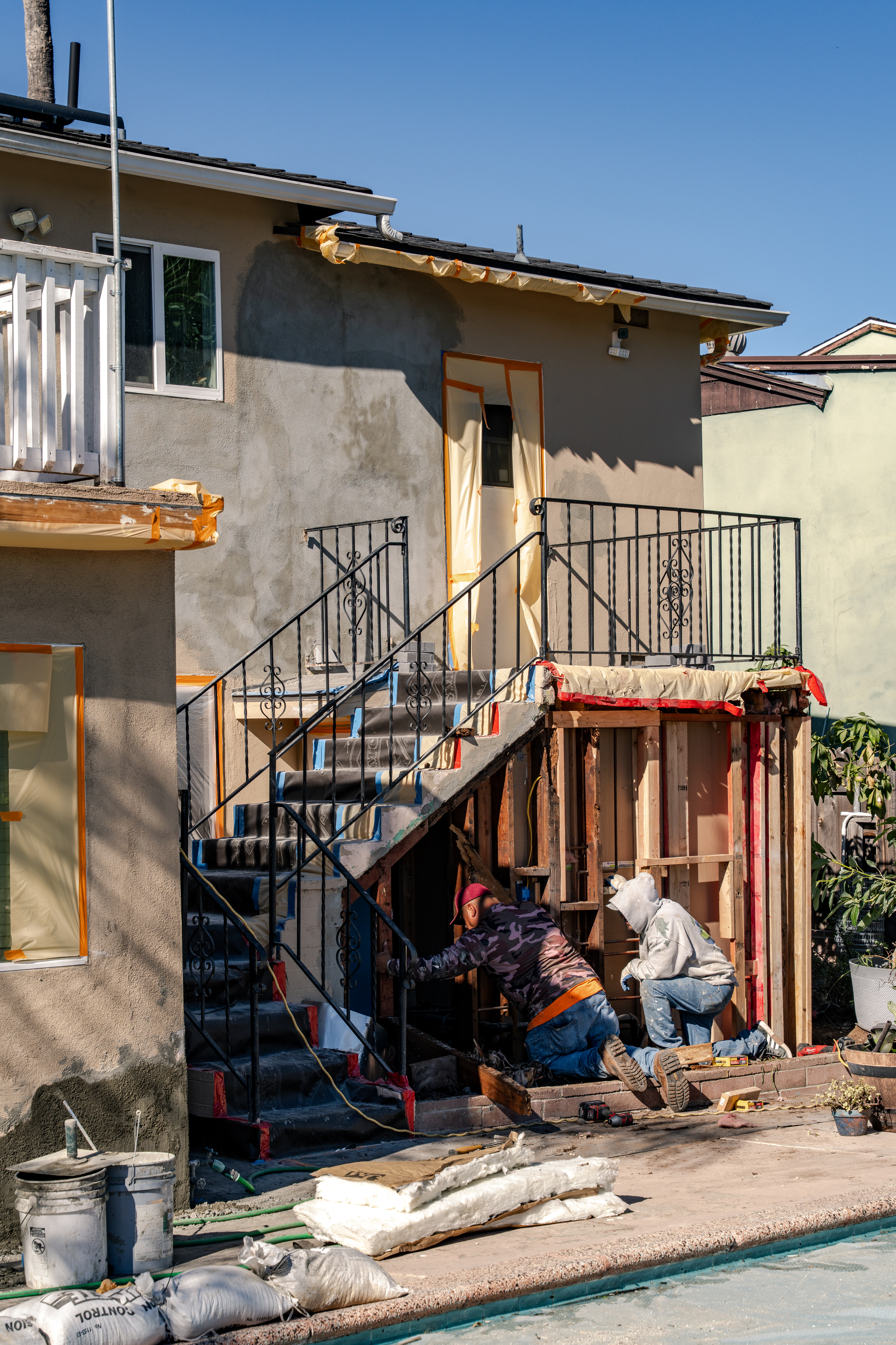 Watkins exterior project, before photo captured January 2026