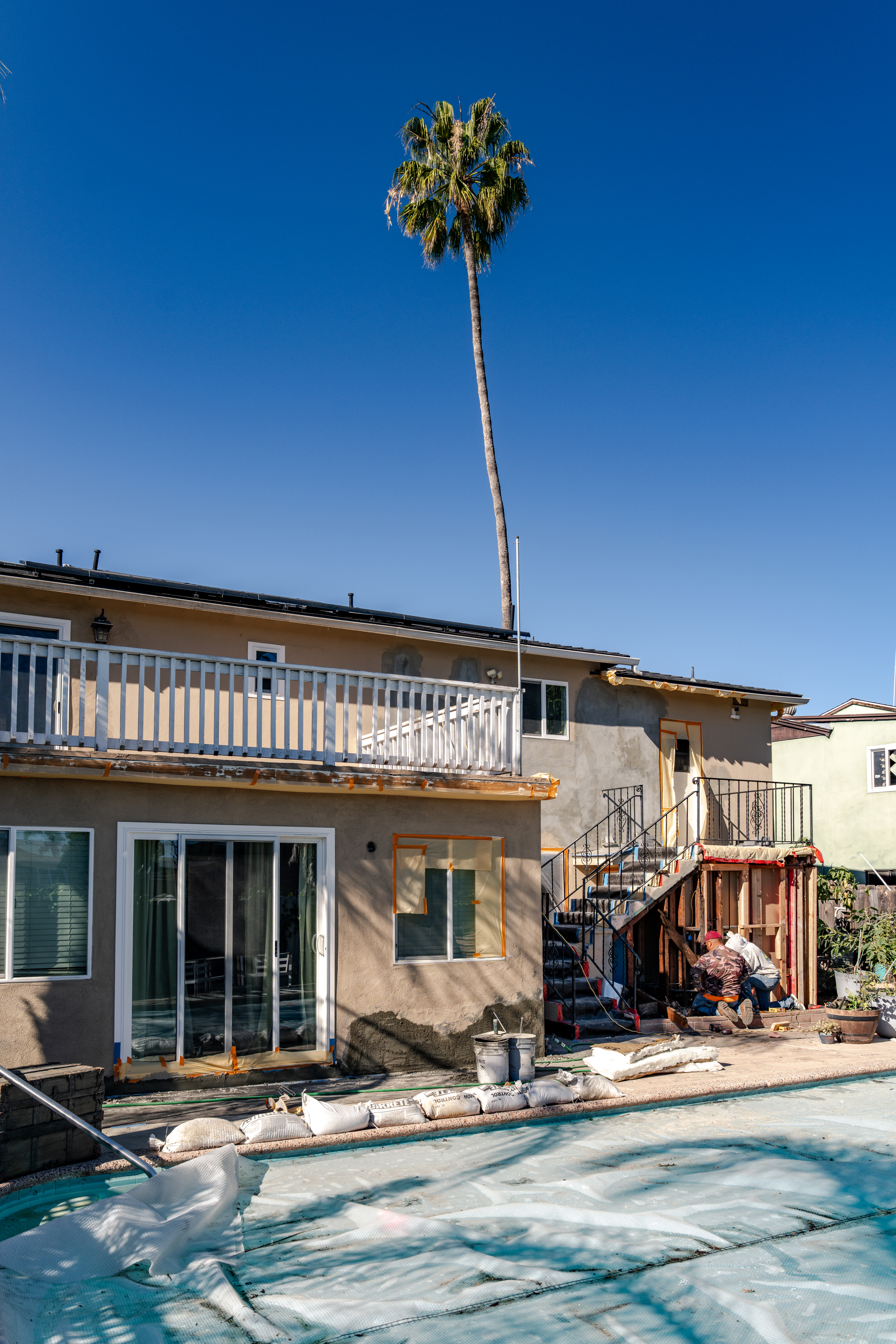 Watkins exterior project, before photo captured January 2026