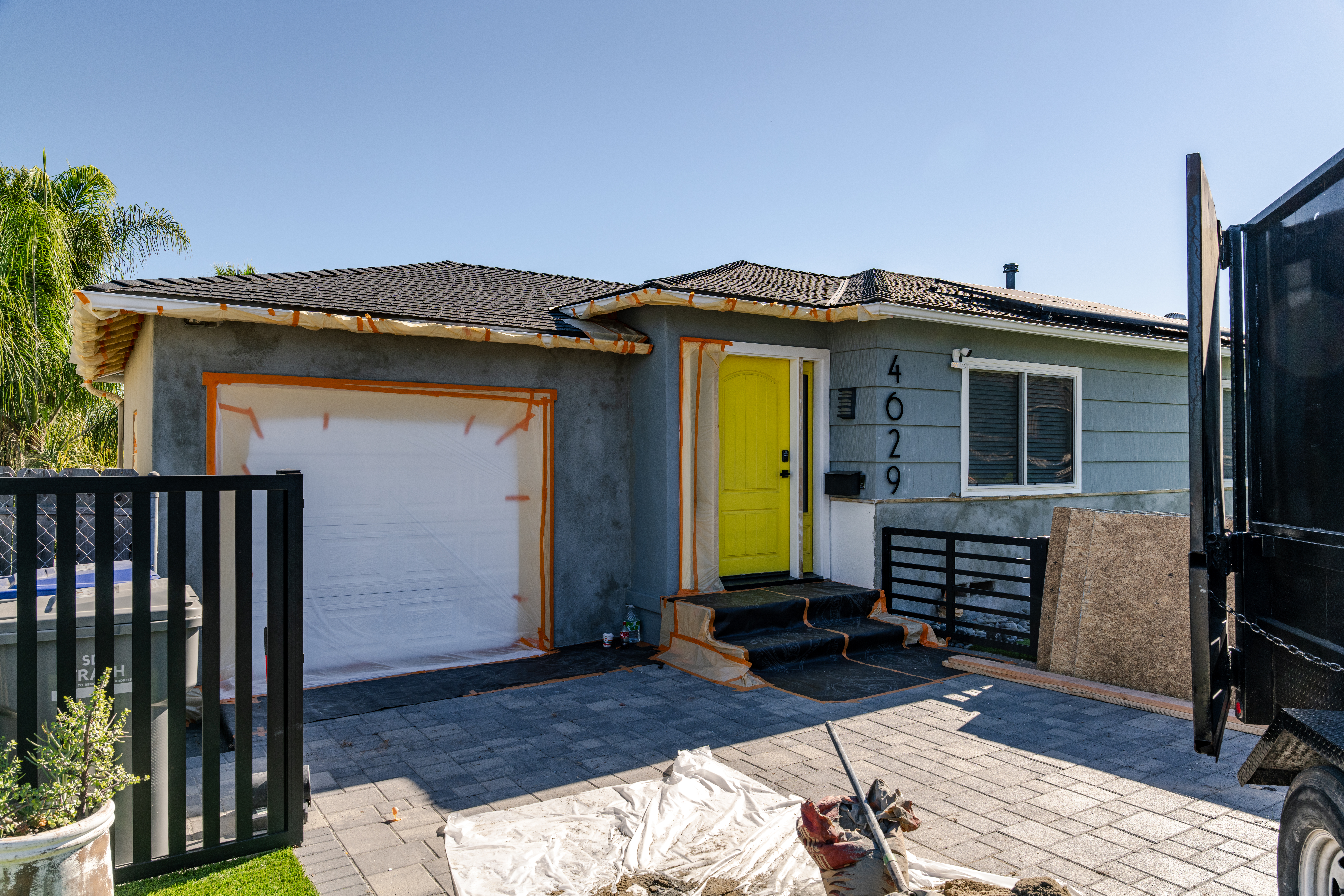 Watkins exterior project, before photo captured January 2026