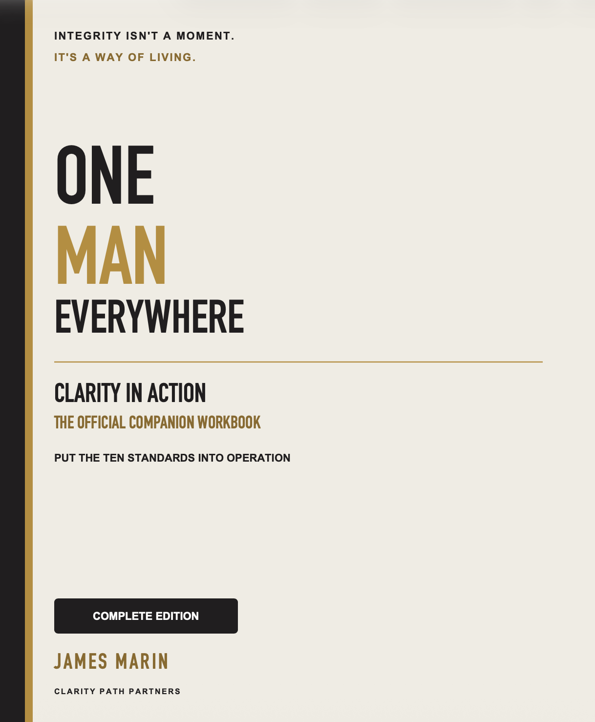 Clarity in Action Complete Edition workbook cover
