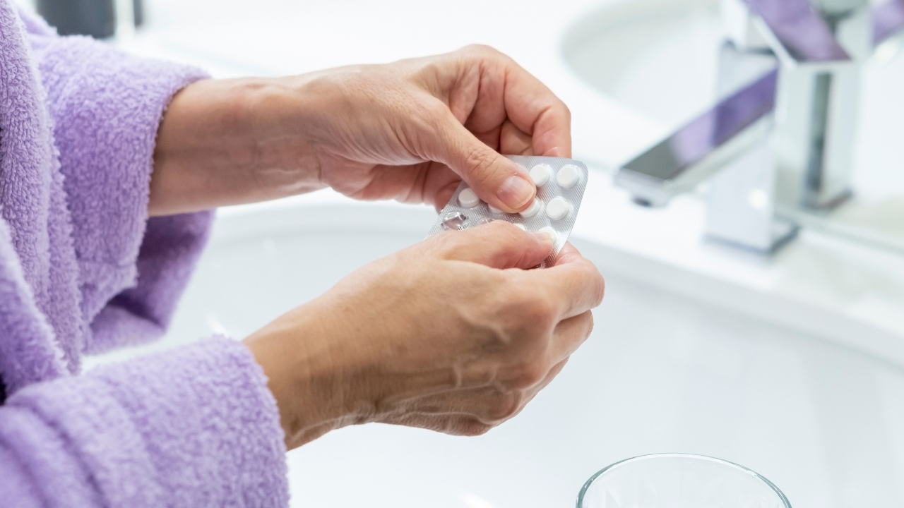 hormone therapy pills for menopause symptom release
