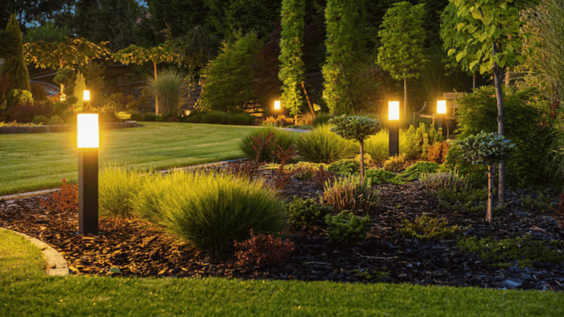 Canyon Landscape lighting