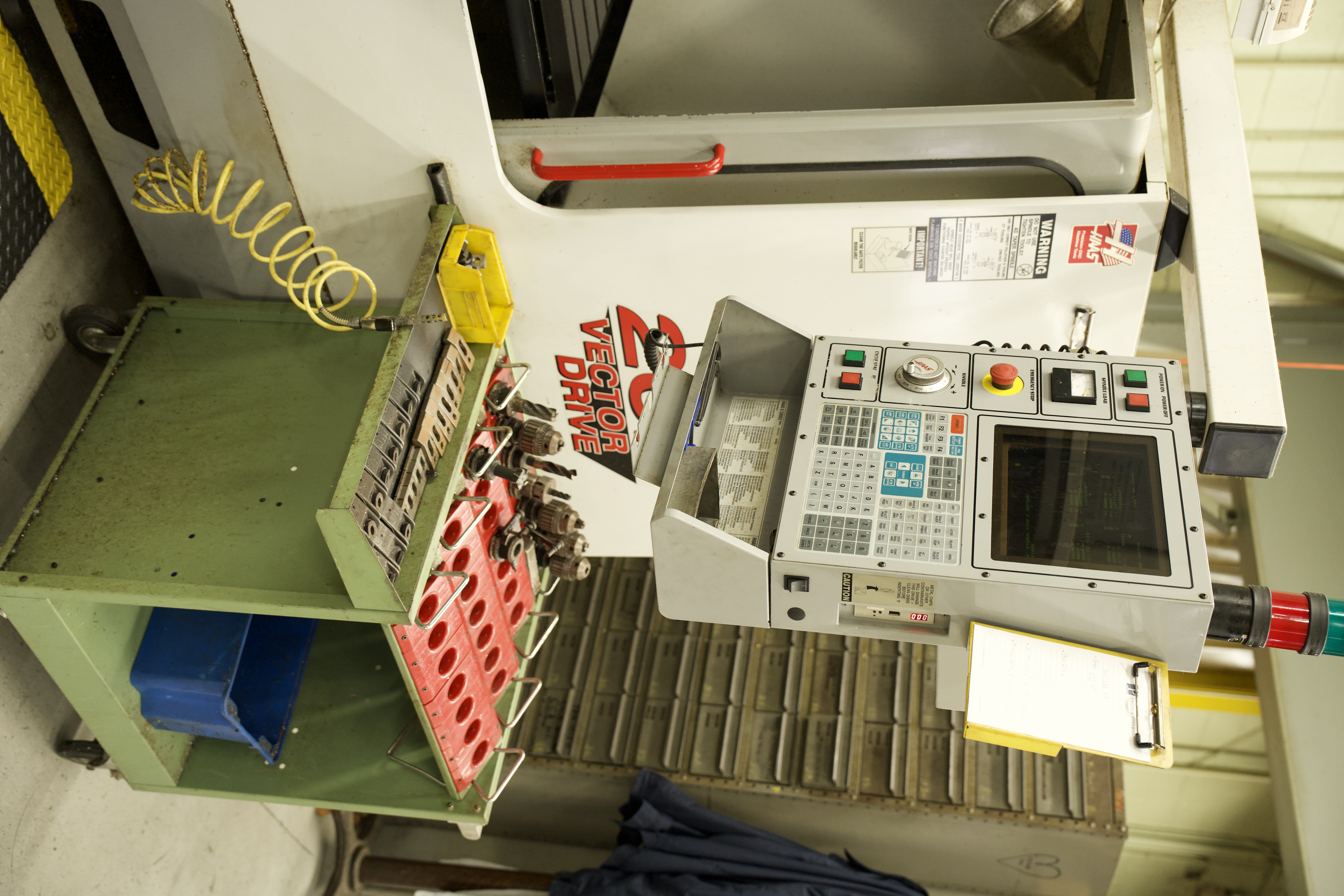 Assembly and secondary operations station at Manor Tool