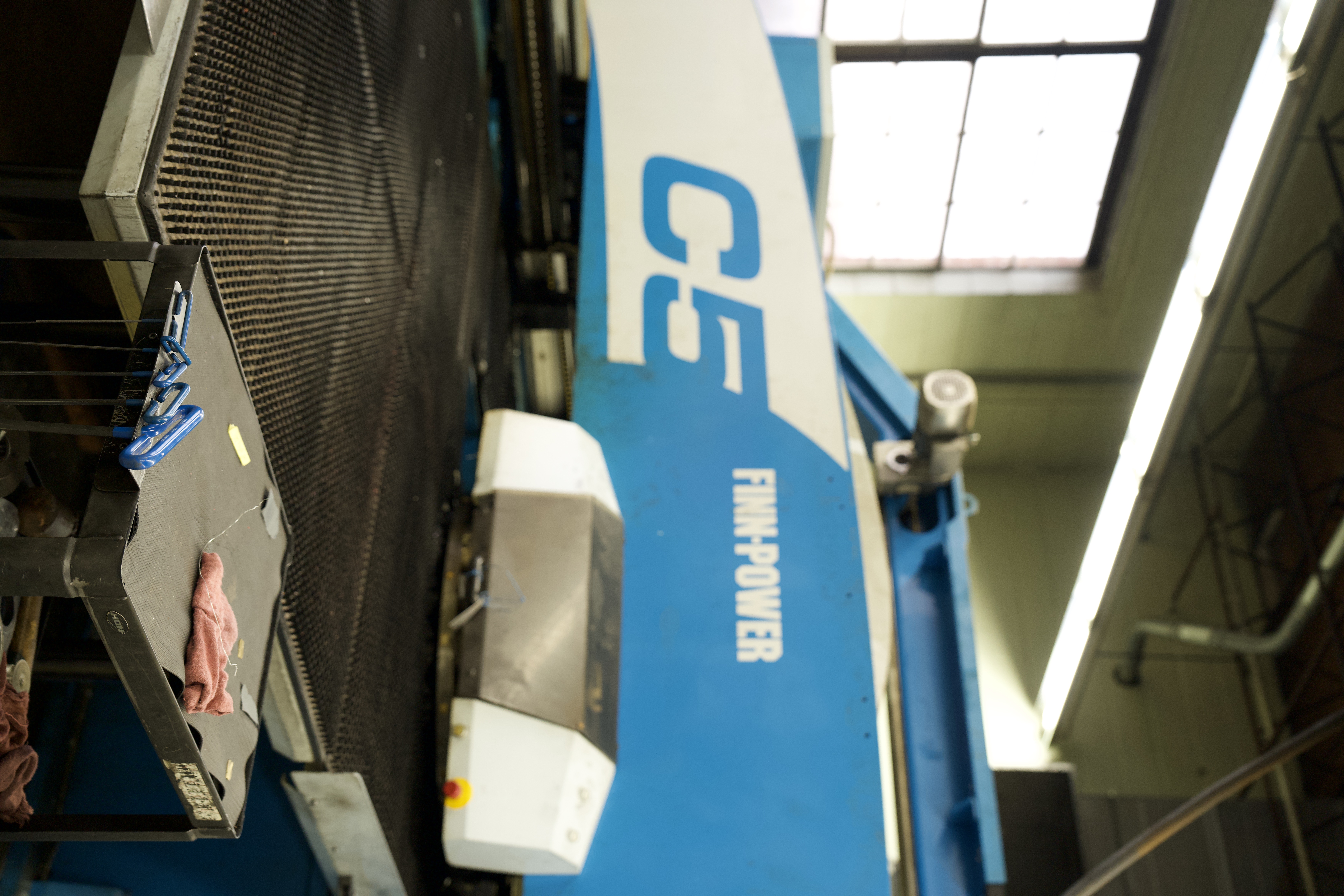CNC laser cutting system at Manor Tool