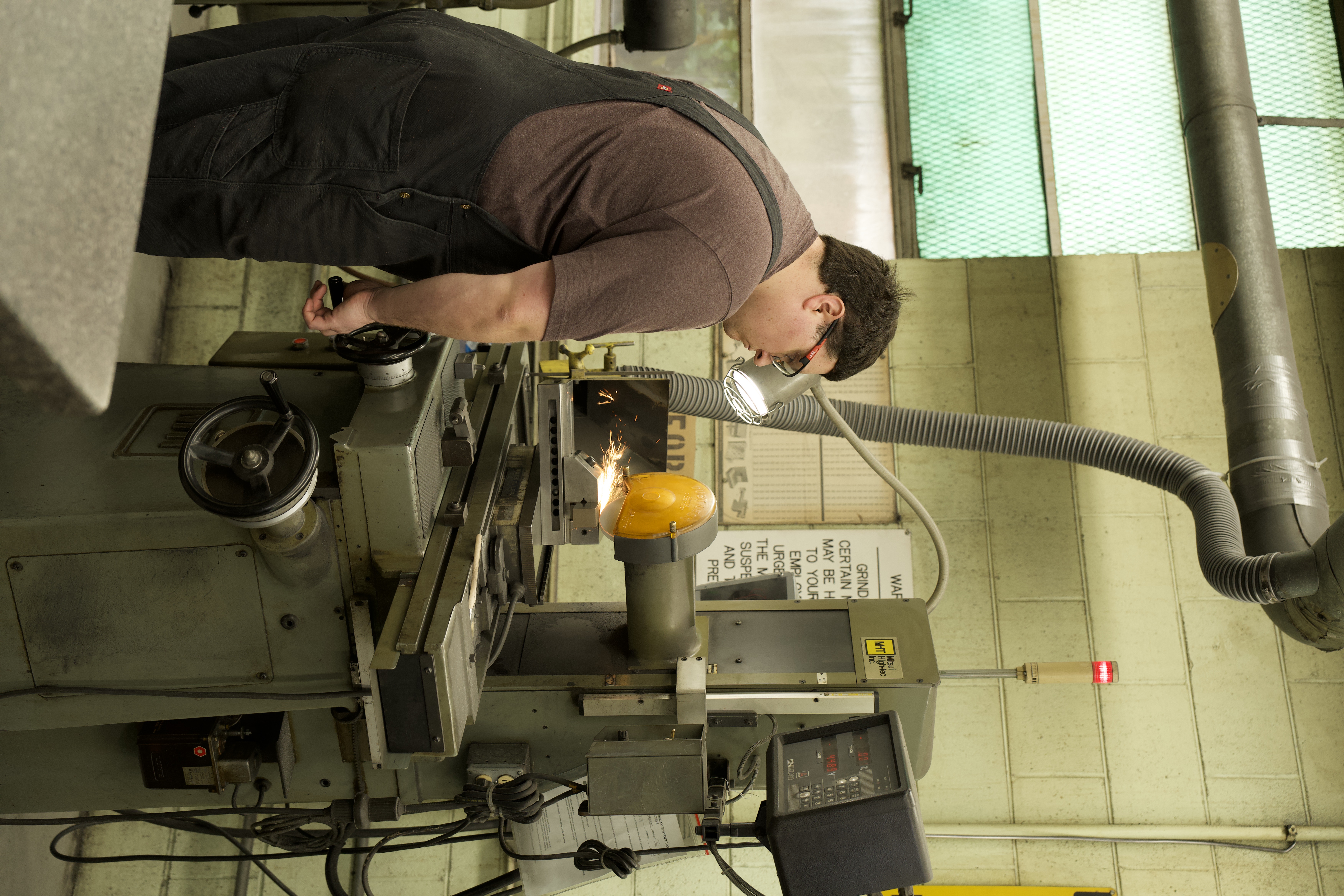 Manor Tool machinist performing a secondary machining operation