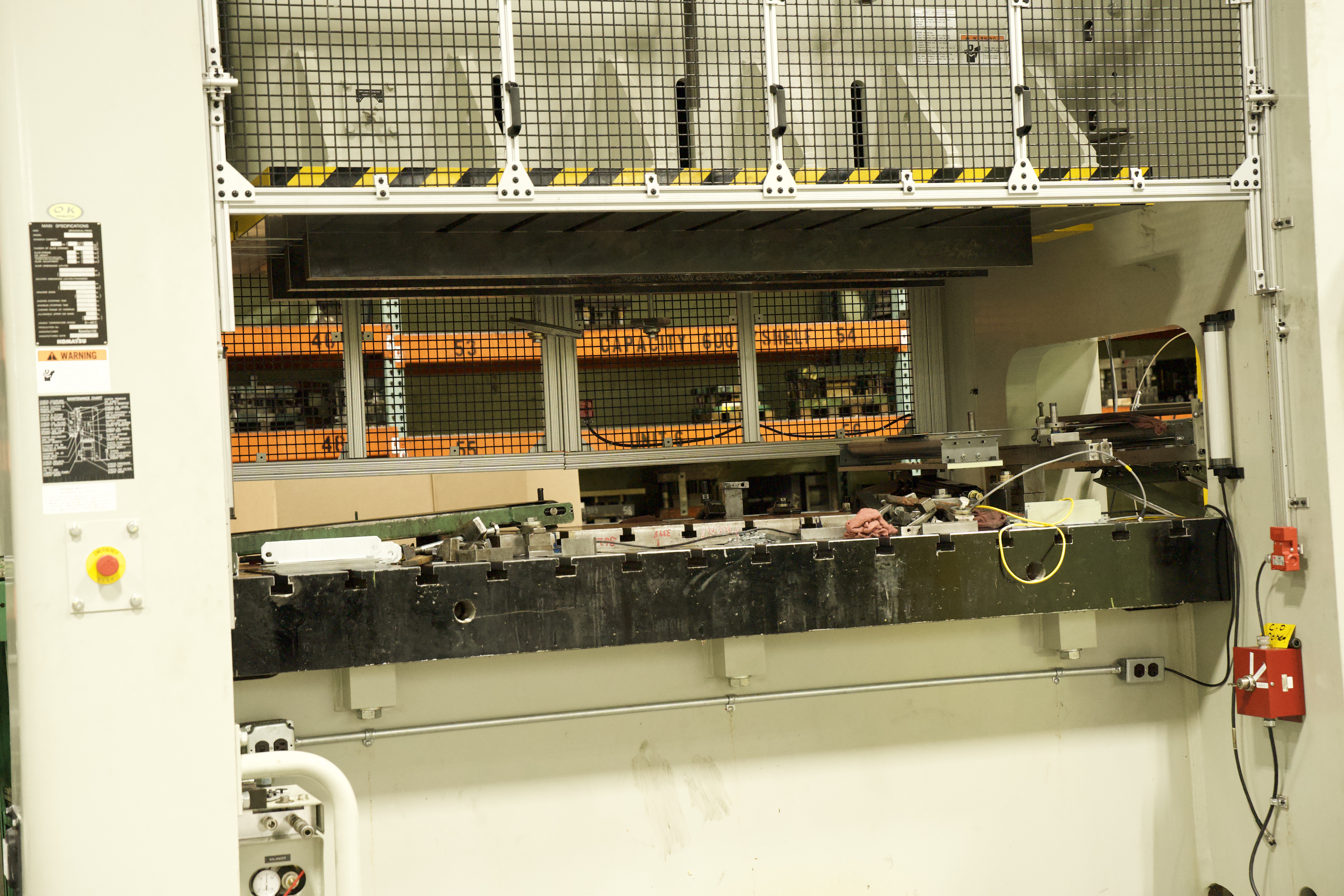 Metal hardware stamping and fabrication at Manor Tool