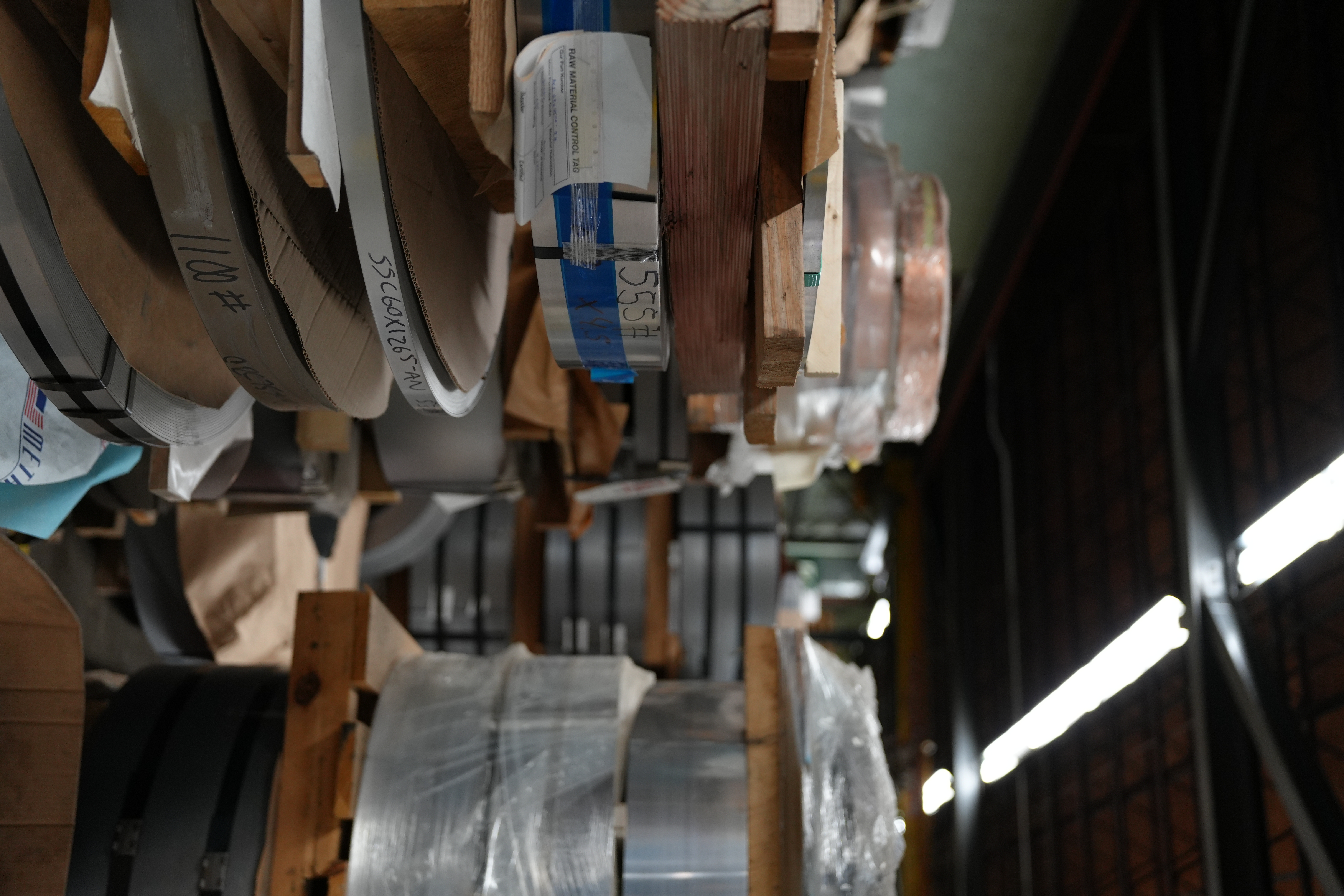 Copper and brass coil stock for deep drawn stamping materials